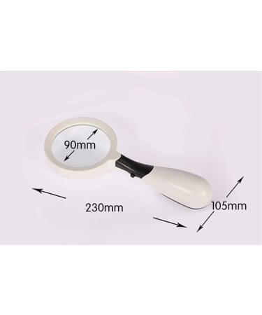 Magnifying Glasses Vision aids Handheld 2X Glasses HD Lens Best LED Illumination Magnifying Glass for Seniors Kids Reading Books Newspapers Maps Coins Jewellery Crafts Stationery Office Supplies 1PCS - Buy Online on GoSupps.com