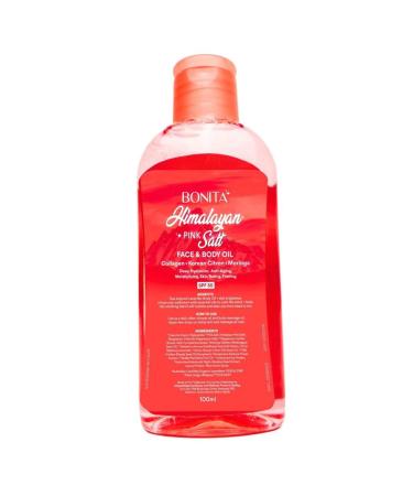 BONITA Himalayan Pink Salt Face & Body Oil SPF30 100ml