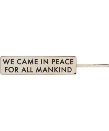 Moon 3 Hair Pins Set - Planet Astronaut and Apollo 11 Plaque Quote - Buy Online on GoSupps.com