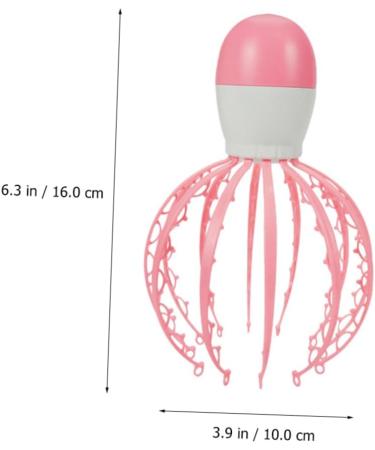 Healeved Scalp Massager Tool | Klauenkopf Massage Brush - Electric Baby Octopus Pink | T Shampoo Massage Claw for Ultimate Relaxation & Care - Buy Online on GoSupps.com