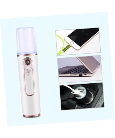 SKISUNO 2pcs Skin Care Facial Mist Steamer Mini Face Humidifier Rechargeable Mist Sprayers White - Buy Online on GoSupps.com