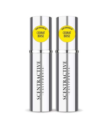 CA Perfume Impression of Cedrat Boise For Women & Men Replica Version Fragrance Dupes Concentrated Long Lasting Eau de Parfum Spray Refillable Atomizer Bottle 0.17 Fl Oz/5ml-X2 MNCR CEDRAT BOISE IMPRESSION 0.34 Fl Oz (Pack of 1)
