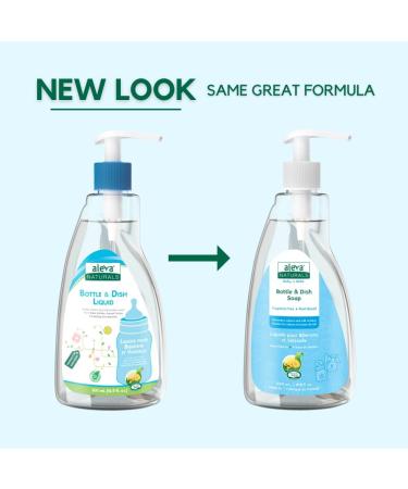 Aleva Naturals Hypoallergenic Bottle and Dish Wash Liquid - Plant-Based and Fragrance-Free Formula Dish Soap to Clean Baby Feeding Cups and Breast Pumps- 1.5L PACK (500ml x 3) - Buy Online on GoSupps.com