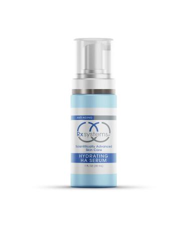 Rx Systems PF Hydrating HA Serum 30 mL with Magnesium Copper and Zinc to Hydrate and Moisturizer the face. Dermatologist Grade Hyaluronic Acid for maximum hydration.