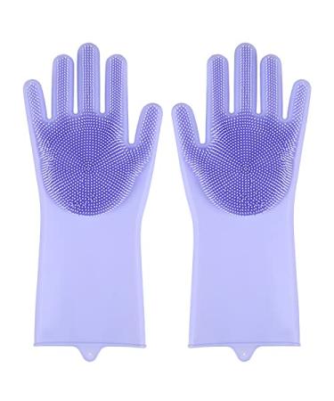 Silicone Gloves Dishwashing Gloves Multifunctional Magic Gloves Bathroom Kitchen Gloves Car Washing Gloves Washing Bowls Gloves Tools