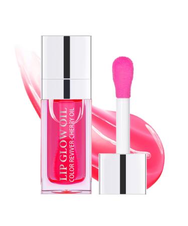 Rmoce Lip Oil  Hydrating Lip Glow Oil  Lip Plumper Gloss  Moisturizing Lip Oil  No-Sticky Transparent Plumping Lip Gloss  Lip Gloss Lip Balm Lip Care (Cherry) - Buy Online on GoSupps.com