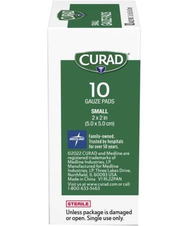 Curad Non-Woven Pro-Gauze 2x2 - 10 Count x 6 Packs - Buy Online on GoSupps.com