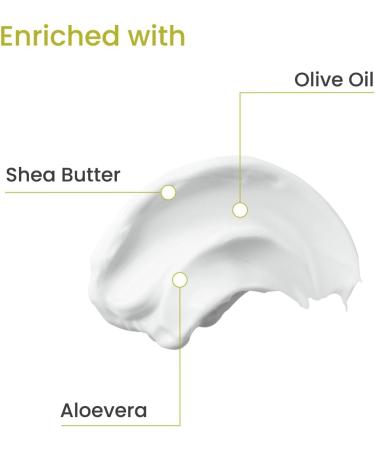 Earth Rhythm Olive & Aloevera Butter Body Lotion | Deeply Nourishes Soothes Skin & Intensely Hydrates | for All Skin Type | Men & Women 200 ml - Buy Online on GoSupps.com