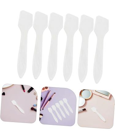  BIUDECO 50 Transparent Cosmetic Spatulas for Makeup Plastic Facial Mask Spoon with Comfortable Grip for DIY Creams Lotions Beauty Products - Buy Online on GoSupps.com