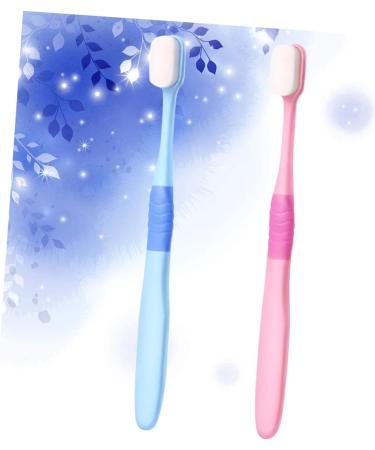 Minkissy 2 Soft Bristle Toothbrushes for Sensitive Gums - Extra Soft Cleaning Brushes for Adults - Ideal for Postpartum Care - Buy Online on GoSupps.com