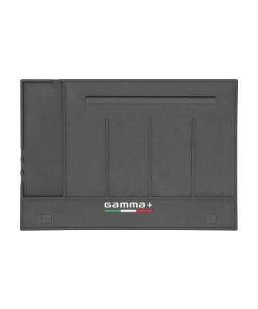 Gamma+ Magnetic Mat for Clippers and Trimmers Non-Slip Organizer for Hairdressers 4 Compartments Water and Heat Resistant