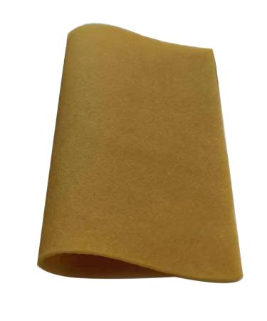 Wessben 5mm Thickness Crepe Rubber Sheet Replacement Cutting Rubber for Shoes Outsole 11.8x15.7  Natural