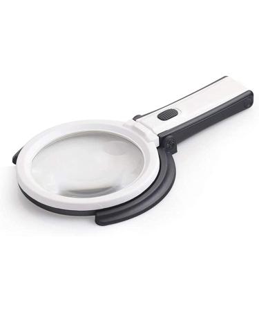 Hd Plug-in Foldable Desktop Repair Magnifier with Led Light Handheld Magnifier for Reading Crafts Repair Magnifier Lofty Ambition - Buy Online on GoSupps.com