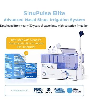 SinuPulse Elite: Advanced Nasal Irrigation System for Effective Nasal Congestion Relief - Buy Online on GoSupps.com