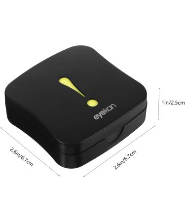 Solustre Contact Lens Case - Cute Small Animal Design Space-Saving Clear Holder for Travel & Storage - Buy Online on GoSupps.com