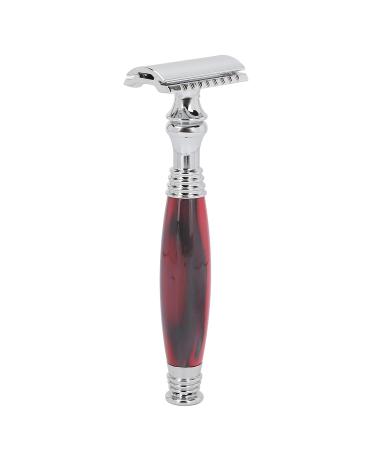 Reusable Safety Razor - Long Handle Double-Edged Shaving for Men & Women | Eco-Friendly & Clean Shave - Buy Online on GoSupps.com