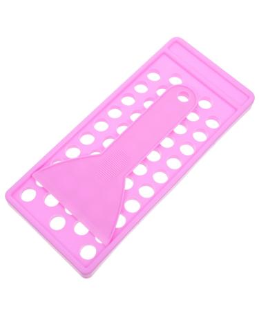 GLEAVI GLEAVI Lipstick Filling Palette with 50 Holes Tray and Spatula for Home Use