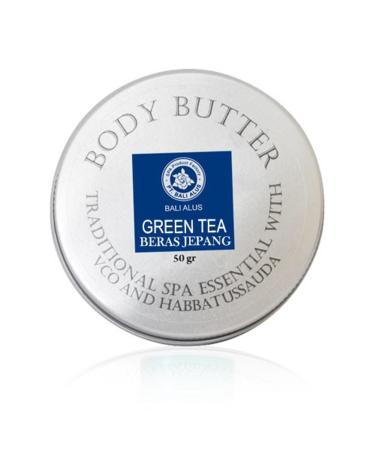 Bali Alus Body Butter Green Tea Beras Jepang Traditional SPA Essential with VCO & Habbatussauda 50 gram