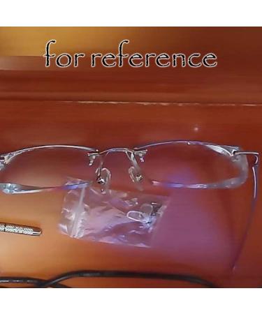 Replacement Metal Nose Pads for Rimless Glasses | Silver Eyeglass Nose Bridge 1 Piece - Buy Online on GoSupps.com