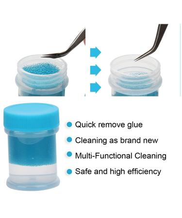 Eyelash Extension Tweezer Cleaner Solution - Sponge Ball Cleaning Tool for Glue Removal - Buy Online on GoSupps.com