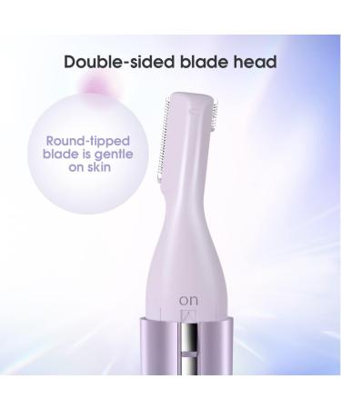 TOUCHBeauty Eyebrow Hair Trimmer for Women | Painless Precision Face & Neck Razor | Mini Battery-Operated Eyebrow Shaper - 1658A - Buy Online on GoSupps.com