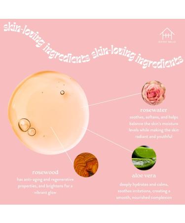 Honey Belle Flora Rosewater Facial Toner - Cleanse, Tighten, Tones & Rejuvenate - Alcohol-Free Refreshing Rose Toner - Stimulates Tissue-Regeneration to Help Prevent Wrinkles and Premature Aging - Buy Online on GoSupps.com