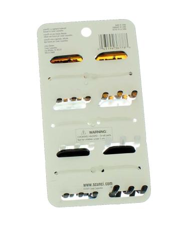 Scunci Chunky Jaw Clips - 6 Assorted Colors for Effortless Beauty - Buy Online on GoSupps.com