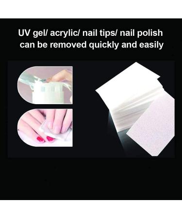 800PCS Professional Nail Polish Remover Cotton Pads Set - Gel Nail Polish Remover Disposable Wipes - Buy Online on GoSupps.com