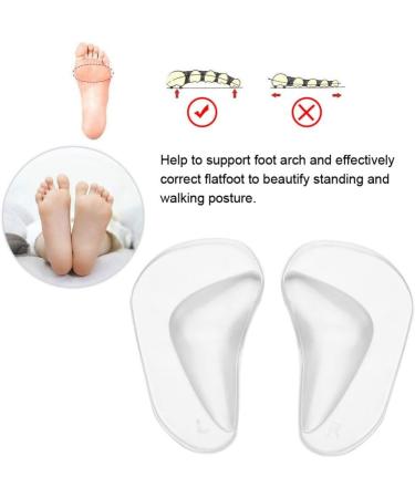 Self-Adhesive Orthopedic Insoles - 2 Pairs Set Foot Support & Silicone Arch Support for Pain Relief - Buy Online on GoSupps.com