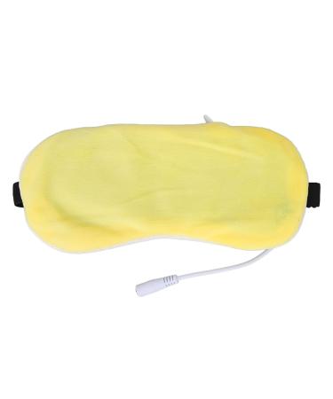 Verdant touch electrical sleeping wing heating eyelids usb hot compress 5 gear adjustable improve sleep maintain eyes yellow
