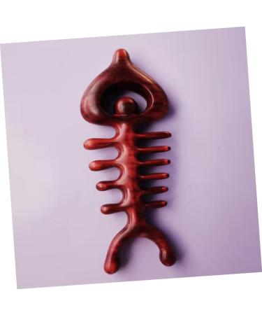 Frcolor Fishbath Wooden Massage Comb | Jade Scratching Ridge & Handheld Massager for Deep Relief | Buy Reliable Rosewood Tools Online - Buy Online on GoSupps.com