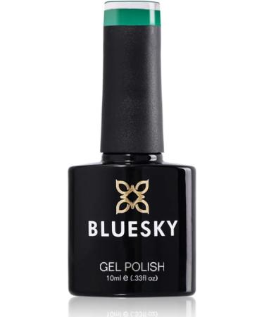Bluesky Gel Nail Polish Deep Jade A052 Dark Green Long Lasting Chip Resistant 10 ml (Requires Curing Under UV LED Lamp) - Buy Online on GoSupps.com