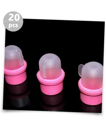 BESTYASH Lot De 20 Couvre-ongles Dissolvants Pratiques Rose Taille Unique Accessoire Manucure Professionnel Pour Ongles En Gel Tutoriels Et Soins Domicile - Buy Online on GoSupps.com