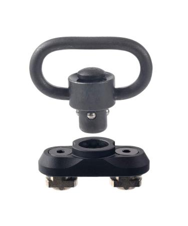 JIALITTE Mount Adapter Standard 1.25'' QD Swivel with Base for Mlok Rail System