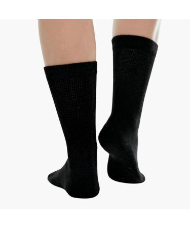 Orthoback NeuroVital Medical Diabetes & Neuropathy Stockings (39-42) - 3 Pairs in Black | International Shipping Available - Buy Online on GoSupps.com