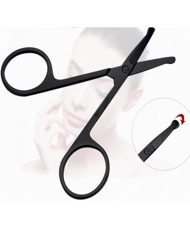 OUSIKA Stainless Steel Nose Hair Trimmer - Manual Eyebrow & Eyelash Scissors | International Shipping Available - Buy Online on GoSupps.com