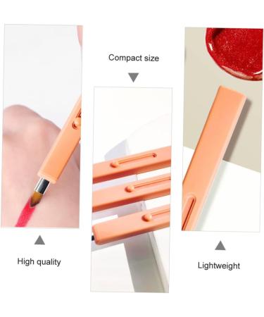 DOITOOL 1pc Retractable Lip Brush Eye Shadow Lipstick Brush Flat Concealer Brush Cosmetics Brush Tool Makeup Tool Plastic Travel Applicator Brush Portable - Buy Online on GoSupps.com