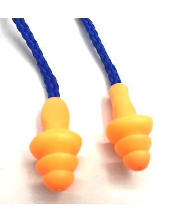 Waterproof earplugs 10Pcs Soft Silicone Corded Ear Plugs Ears Protector Reusable Hearing Protection Noise Reduction Earplugs Earmuff Easy to use and Durable - Buy Online on GoSupps.com