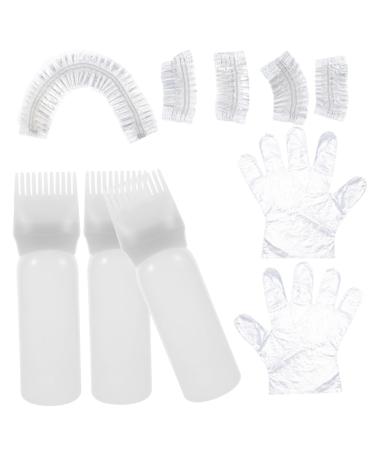 Ipetboom 1 Set Plastic White Hair Bleach 6.9x4.8cm White