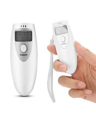 Breathalyzer  Digital LED Screen Portable Breath Tester  Ultra-Portable Pocket Breath Tester for Drivers or Home Use