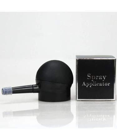 FOYTOKI 1pc Silicone Nozzle Hair Solution Loose Powder Spray Fiber Tools Hair Dye Tools Black - Buy Online on GoSupps.com