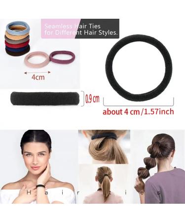 40 Pack Hair Bands for Women - No Damage Hair Ties for Ponytails - Hair Styling Accessories for Girls - Travel Essentials - Buy Online on GoSupps.com