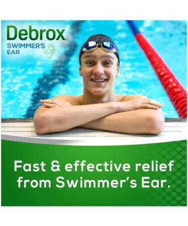 Debrox Swimmer's Ear Drying Drops for Adults & Kids 1 Fl oz. - Pack of 6 - Buy Online on GoSupps.com