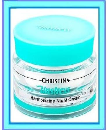-CHRISTINA- Unstress Harmonizing Night Cream with Hyaluronic Acid and Retinol | Rejuvenate Nourish and Moisturize your Skin | Night Face Cream for Normal and Dry Skin 50ml