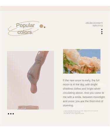 Ruieo Fian ice through nude color white dream naked nail salon for nail polish set nude nail polish ice through nail polish #08 - Buy Online on GoSupps.com