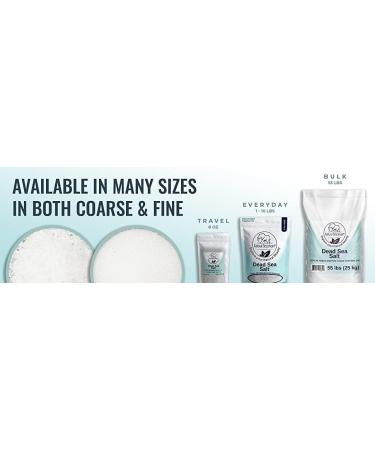 Natural Elephant Dead Sea Salt Fine Grain 8 oz - 100% Pure for Psoriasis, Eczema & Acne - Buy Online on GoSupps.com