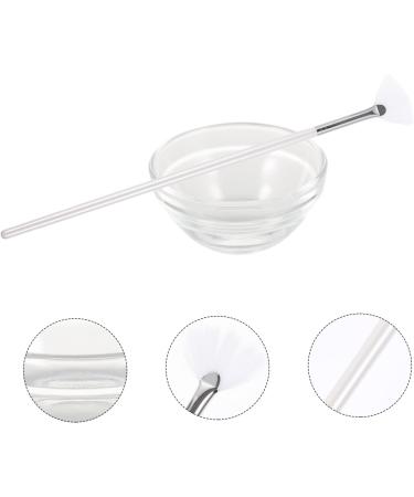 Housoutil Beauty up Aluminum Brush Cream Suit Make Facemask Acid Applicator Tools Facial Brush Skincare Tool Body Mix White Nylon Lip Gloss - Buy Online on GoSupps.com