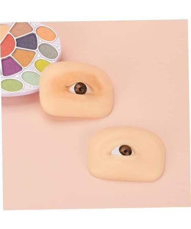 Beavorty Practical Eye Skin 3 Sets Makeup Practice Skin Eyeshadow Fake Silicone Skin Simulated Eye Makeup Board Thicken Mold 6.9x5.2cmx3pcs Assorted Colorx3pcs - Buy Online on GoSupps.com