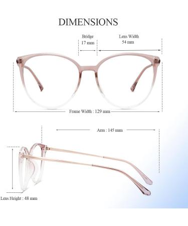 Firmoo Blue Light Blocking Glasses | Anti-Glare Eyestrain Computer Gaming Glasses | Blue Blocker Non-Prescription Eyeglasses - Pink-s0172 - Buy Online on GoSupps.com