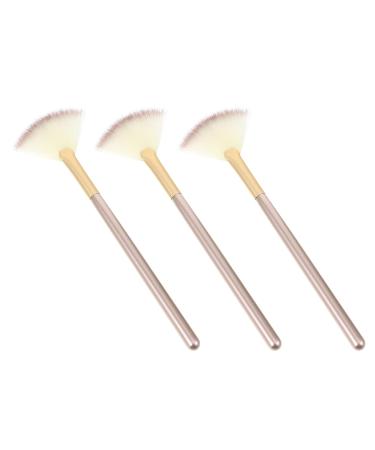 FRCOLOR 9 Pcs Makeup Brush Set - Fan Shaped Contouring & Highlighting Brushes for Flawless Face Makeup | International Shipping Available - Buy Online on GoSupps.com